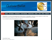 Tablet Screenshot of chelsea-ballet.com
